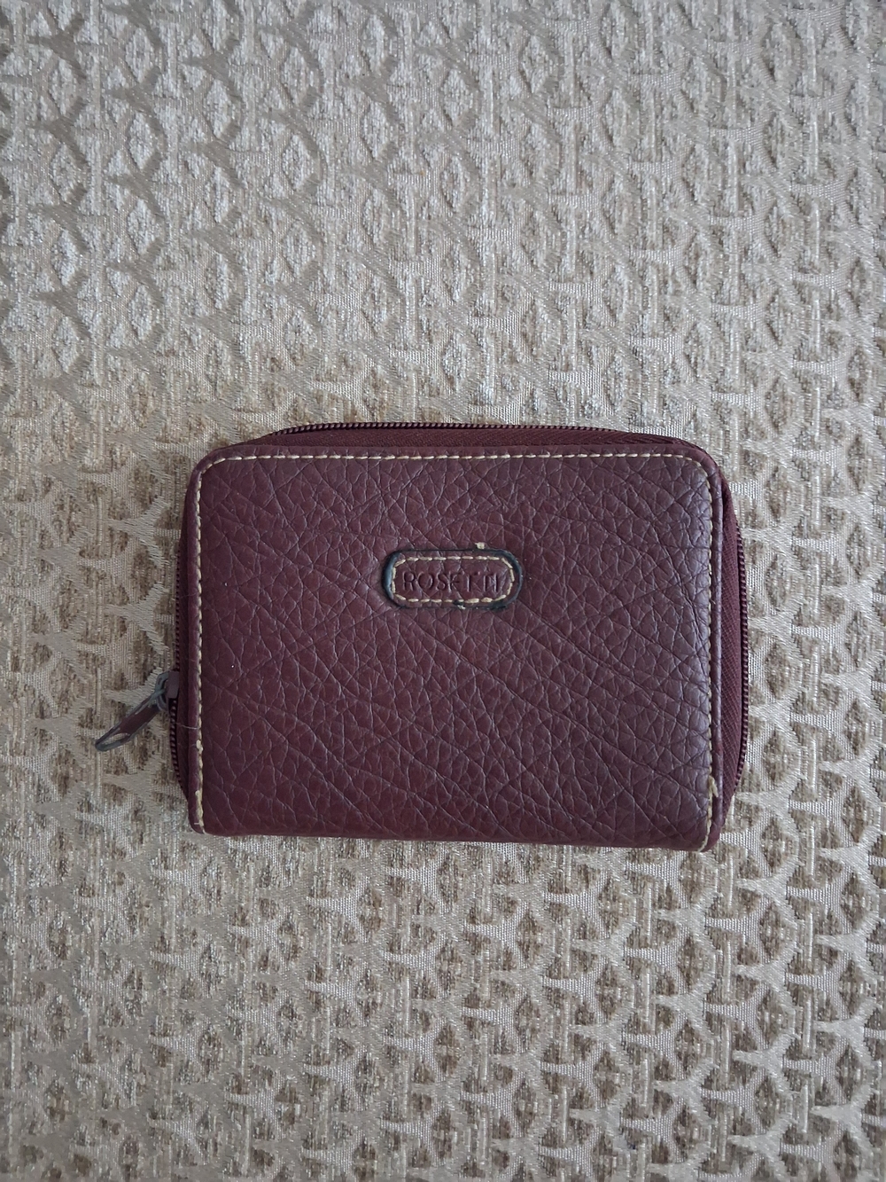 Rosetti Burgundy Zip Around Wallet